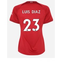 Liverpool Luis Diaz #23 Fußballbekleidung Heimtrikot Damen 2022-23 Kurzarm